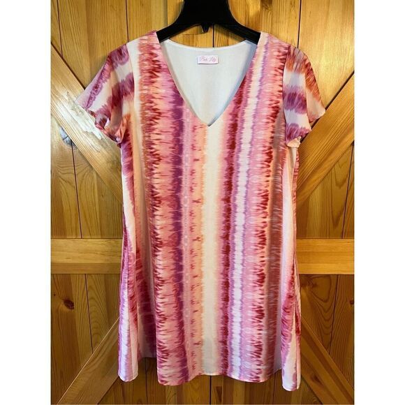 Pink Lily Mult Color Dress Size Small (3163) - Picture 1 of 4